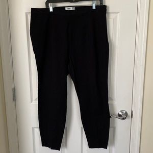 Old Navy Cotton Work Pant with Side Zip and Pintuck Women’s Size 18